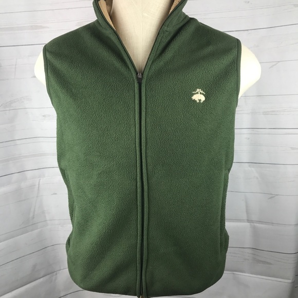 brooks vest green